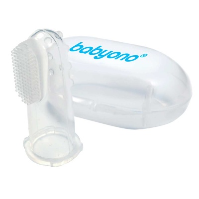 Щёточка для зубов и массажа десен в футляре BabyOno 723